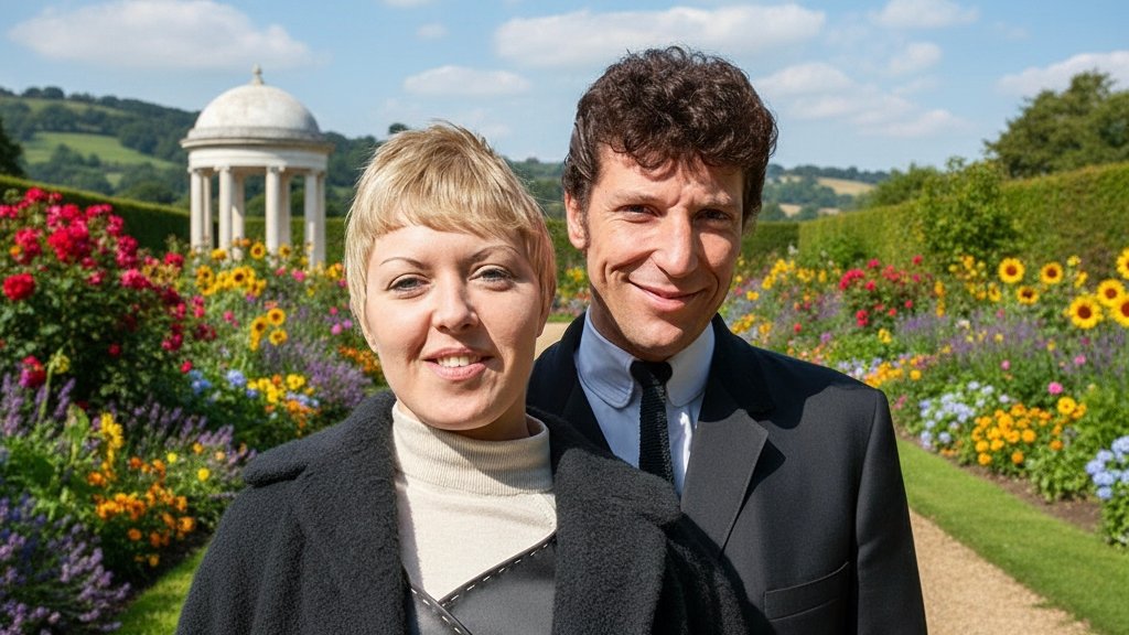 Melinda Trenchard smiling softly in a vintage portrait, reflecting her quiet elegance and Welsh heritage.”
